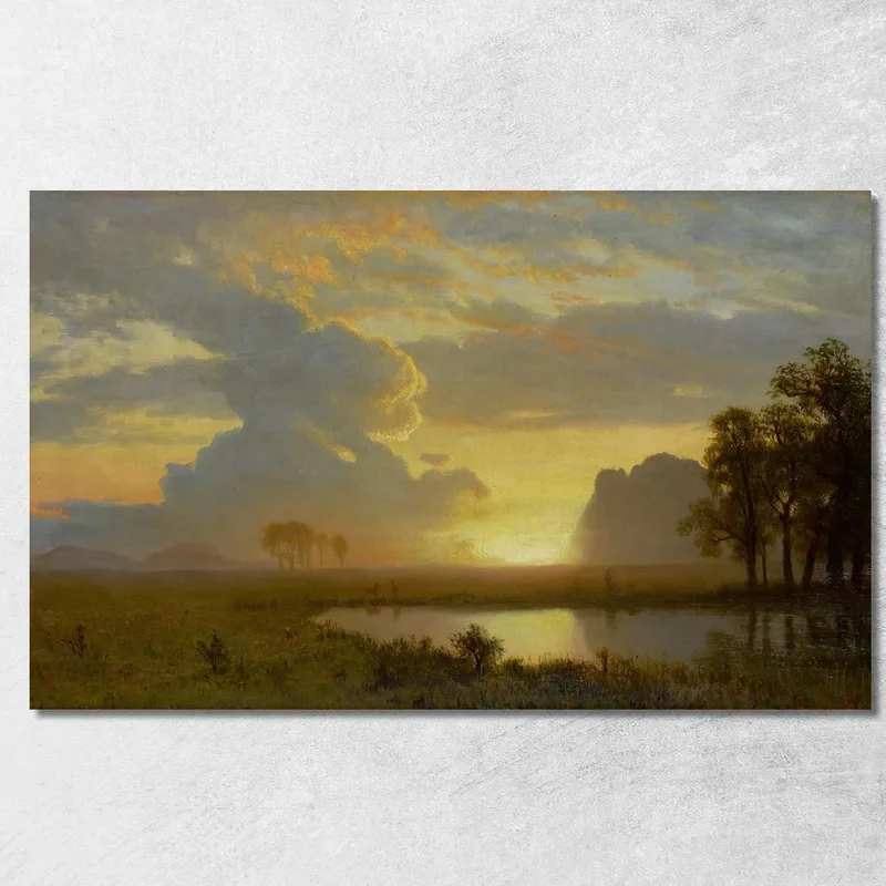 Estes Park Colorado Albert Bierstadt quadro stampa su tela