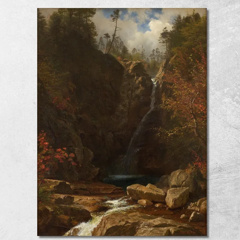 Cascate Di Glen Ellis Albert Bierstadt quadro stampa su tela