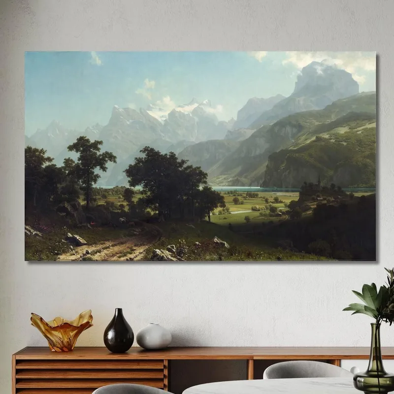 Lago Dei Quattro Cantoni Albert Bierstadt
