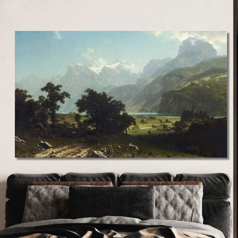 Lago Dei Quattro Cantoni Albert Bierstadt