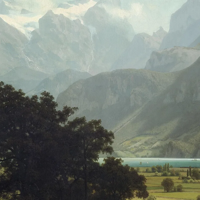 Lago Dei Quattro Cantoni Albert Bierstadt