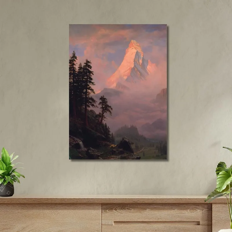 Lever De Soleil Sur Le Cervin Albert Bierstadt