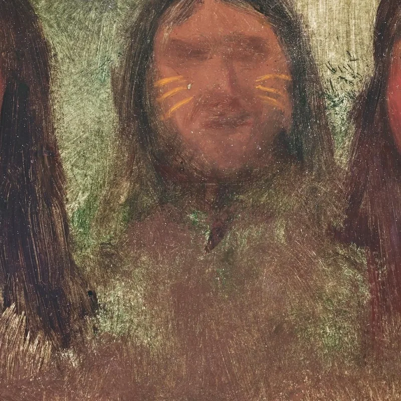 Trois Indiens Albert Bierstadt