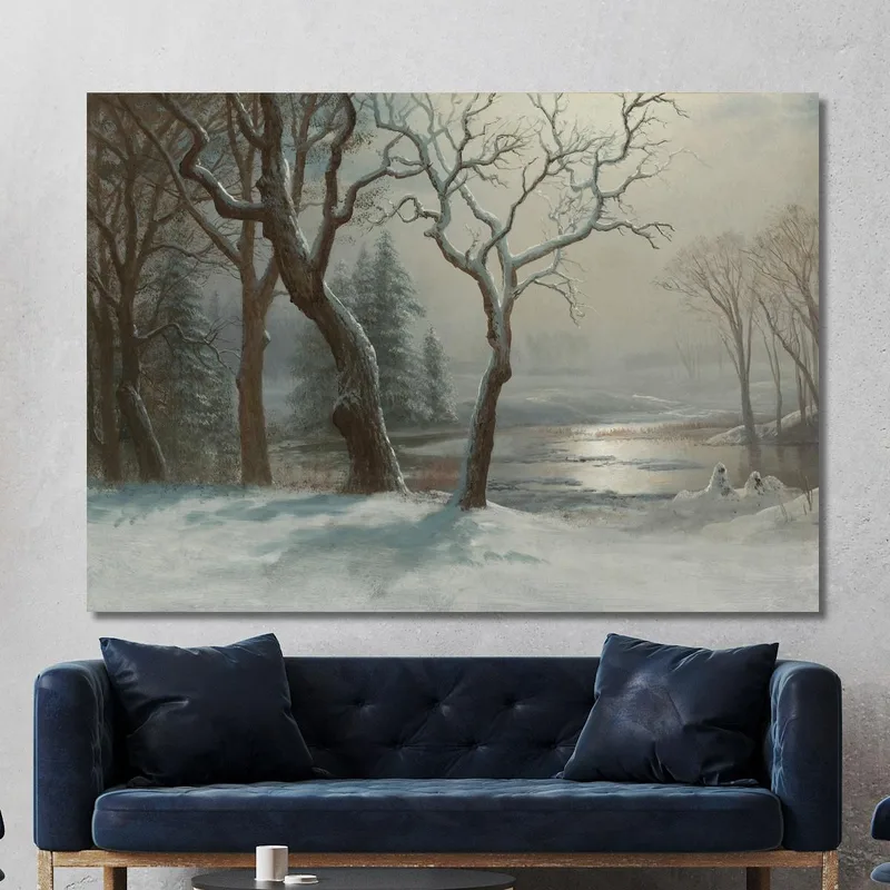 L'Hiver À Yosemite Albert Bierstadt