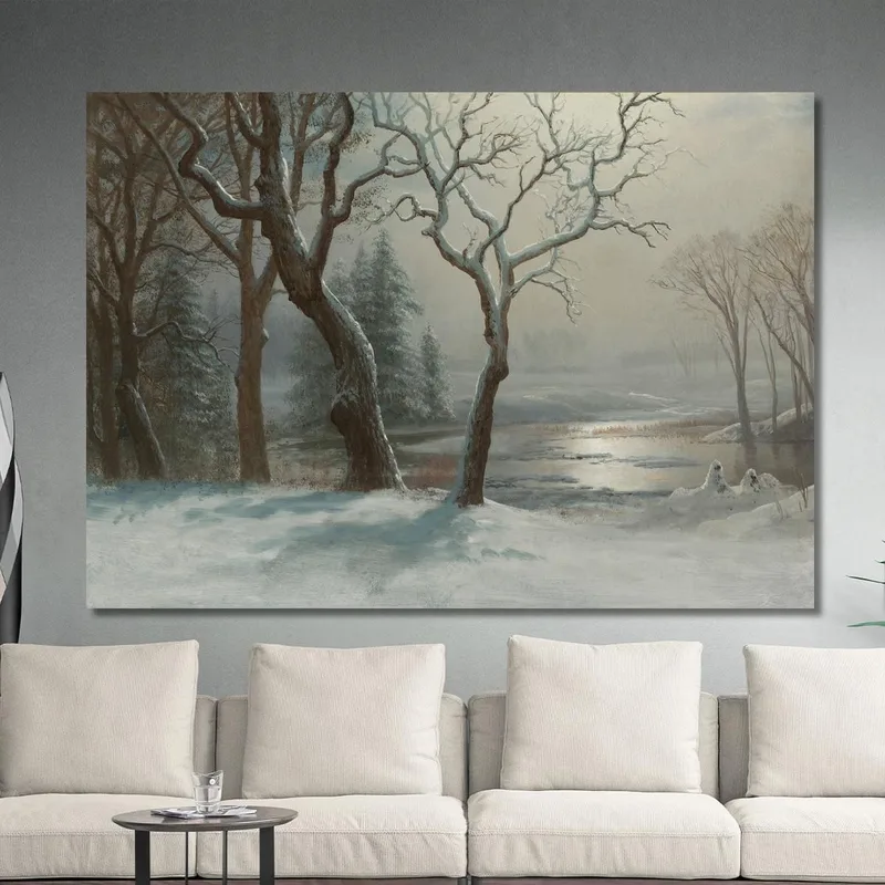 L'Hiver À Yosemite Albert Bierstadt