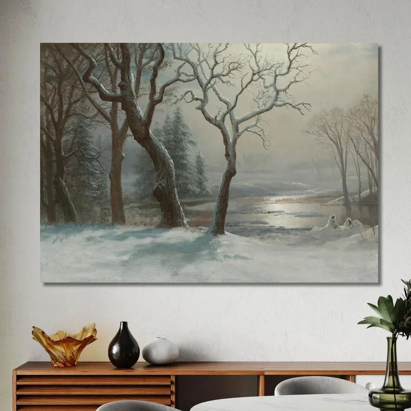 L'Hiver À Yosemite Albert Bierstadt