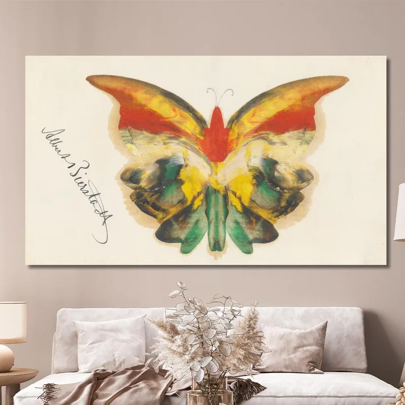  Papillon Jaune Albert Bierstadt