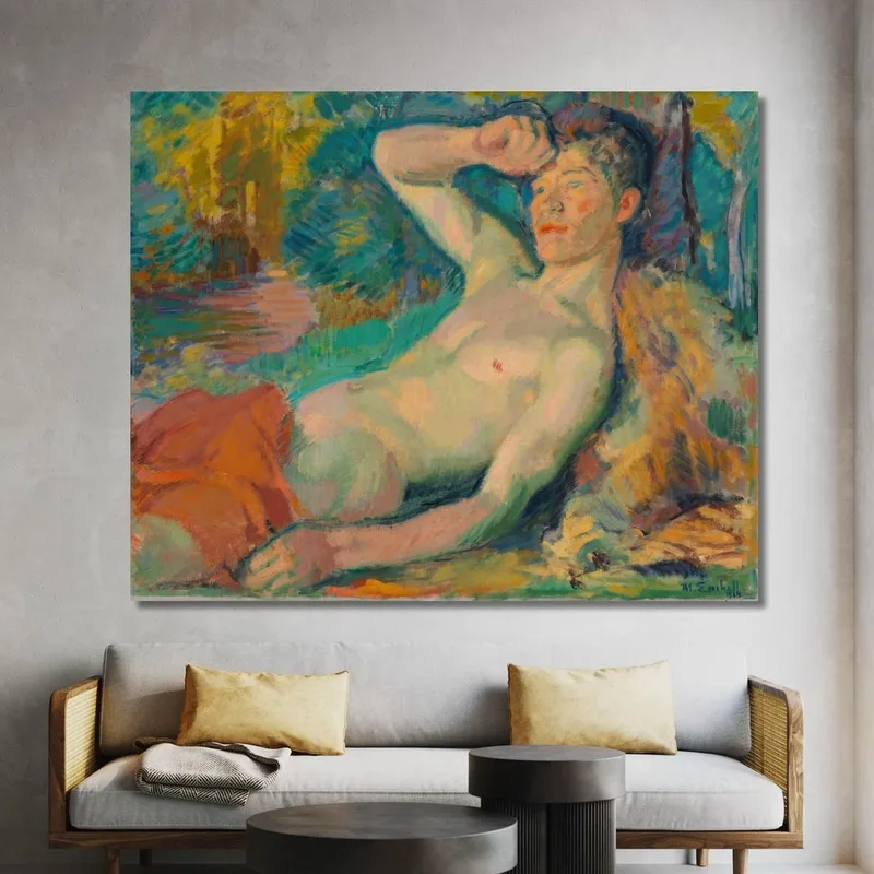 Fauno Che Si Risveglia Magnus Enckell