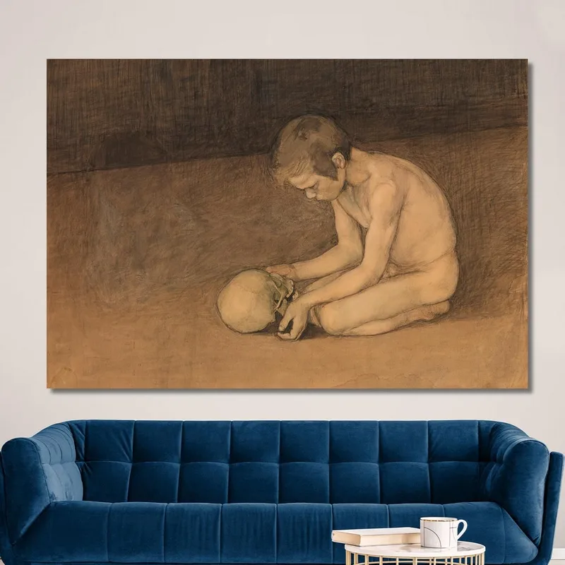 Ragazzo Con Teschio Magnus Enckell