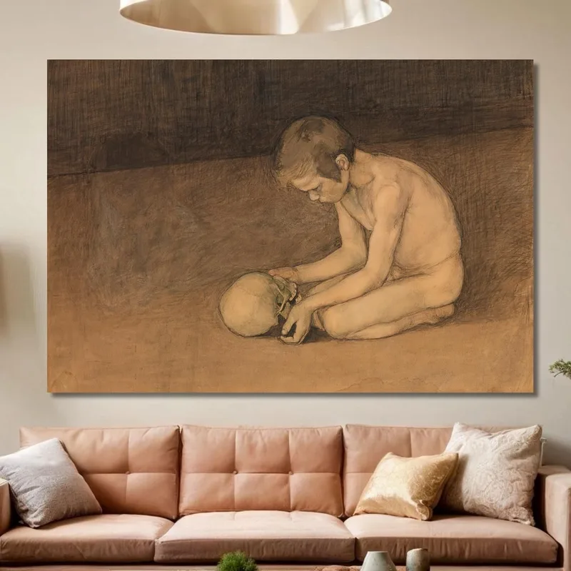 Ragazzo Con Teschio Magnus Enckell