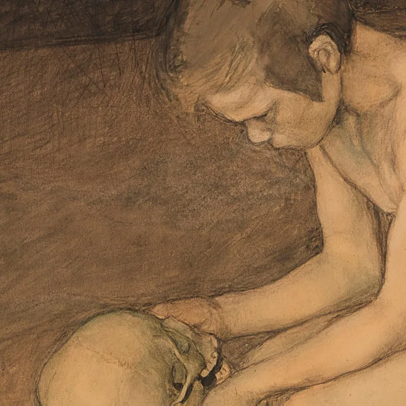 Ragazzo Con Teschio Magnus Enckell