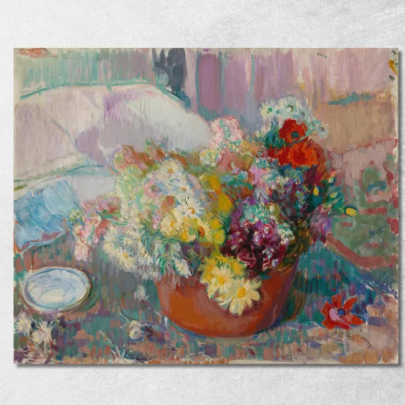 Fiori Magnus Enckell quadro stampa su tela