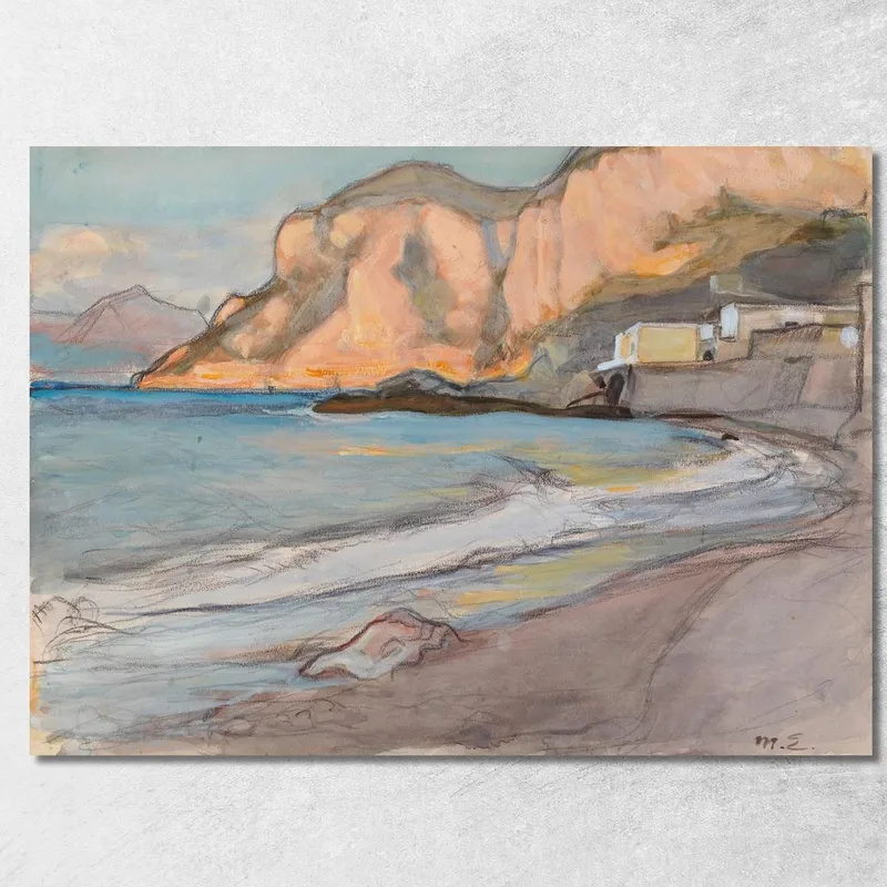 Dalla Regione Di Napoli Magnus Enckell quadro stampa su tela