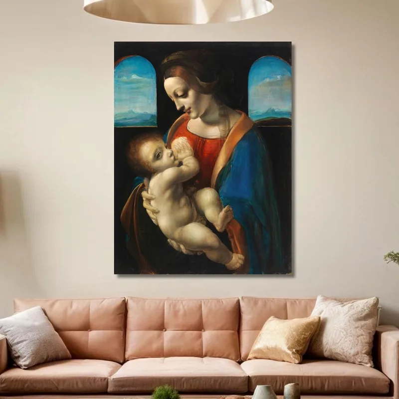 Copia De Madonna Litta De Leonardo Da Vinci Magnus Enckell