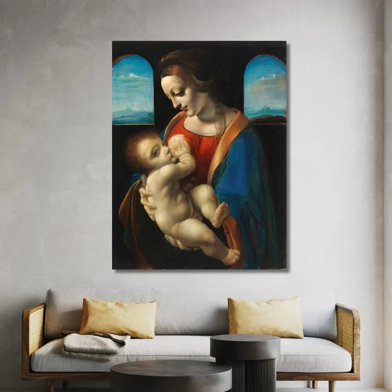 Copia De Madonna Litta De Leonardo Da Vinci Magnus Enckell