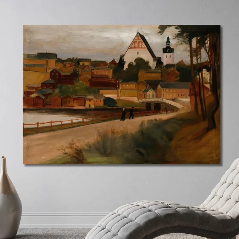 Blick Von Porvoo Magnus Enckell