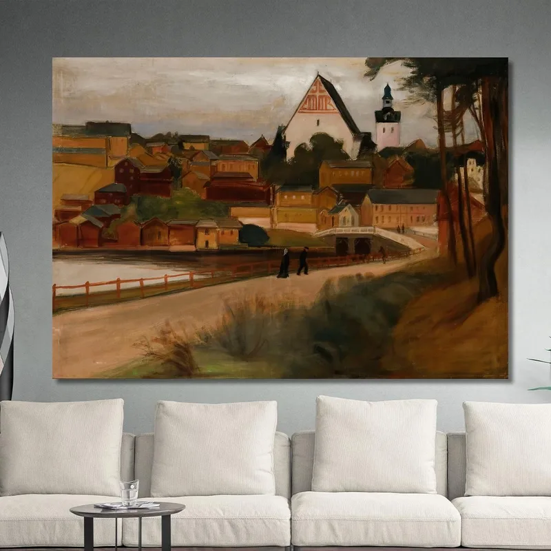 Blick Von Porvoo Magnus Enckell