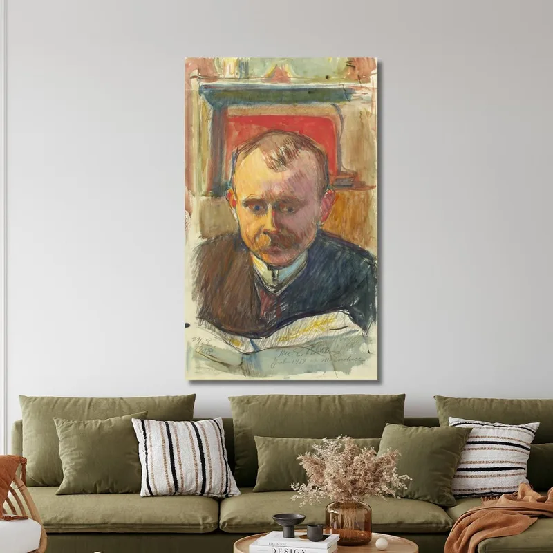 Ritratto Di Edvard Richter Magnus Enckell