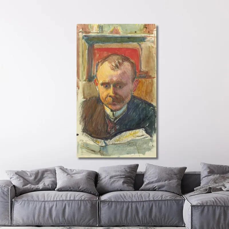 Ritratto Di Edvard Richter Magnus Enckell
