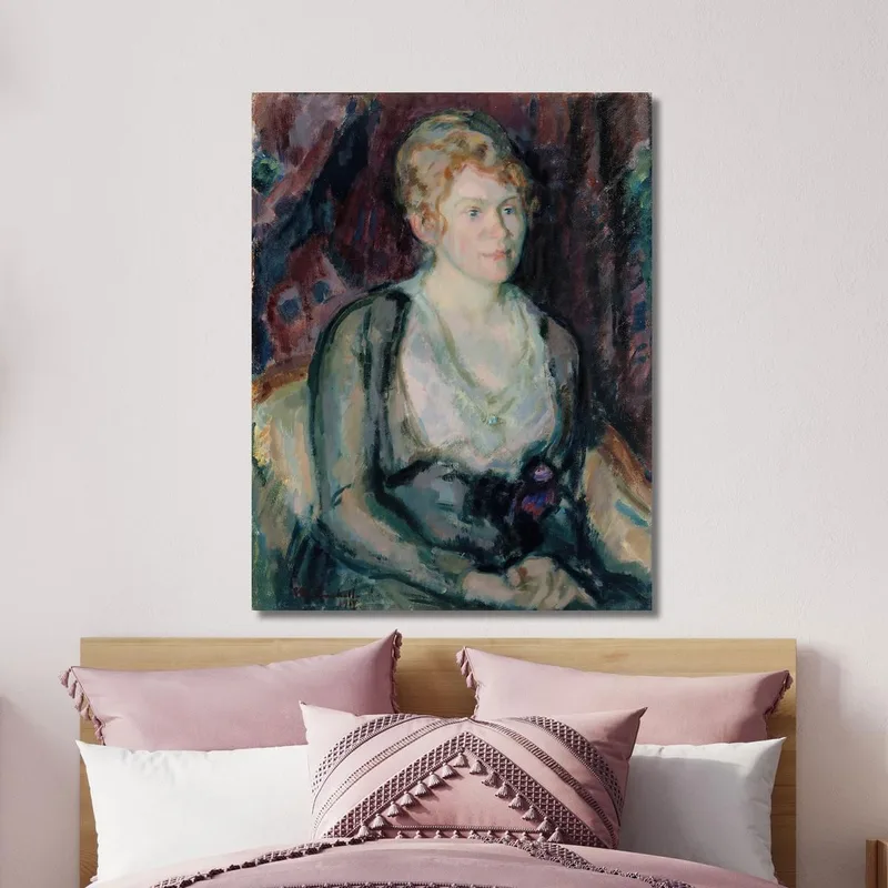 Porträt Von Frau Agda Vilén Magnus Enckell