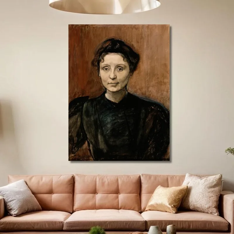 Retrato De La Escultora Madeleine Jouvray Magnus Enckell