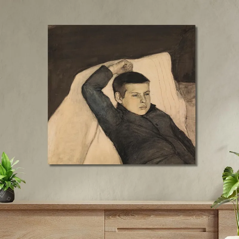 Garçon Couché Magnus Enckell
