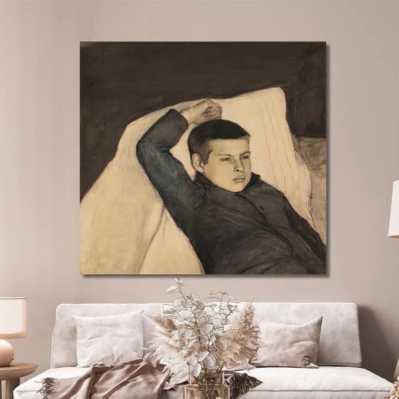 Garçon Couché Magnus Enckell