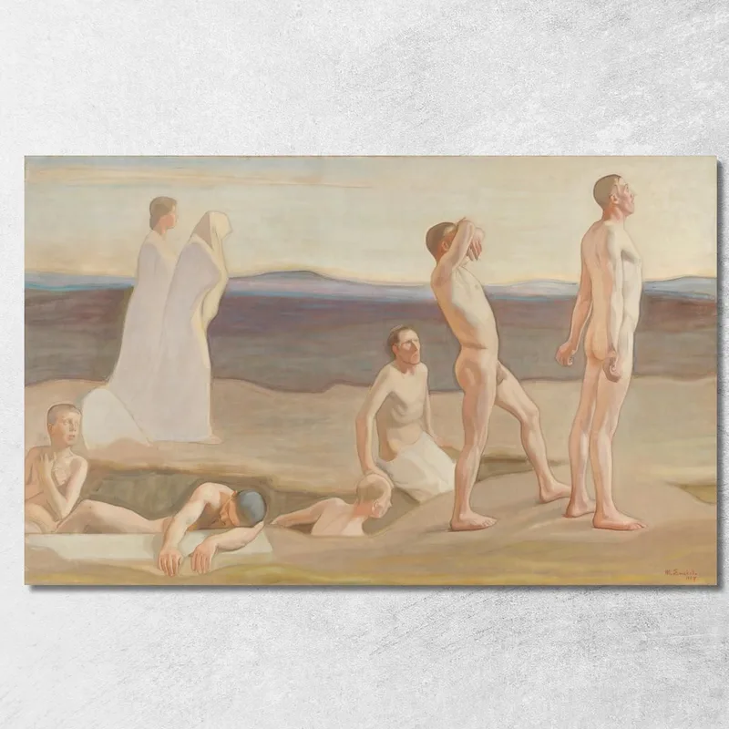 Resurrezione 2 Magnus Enckell quadro stampa su tela