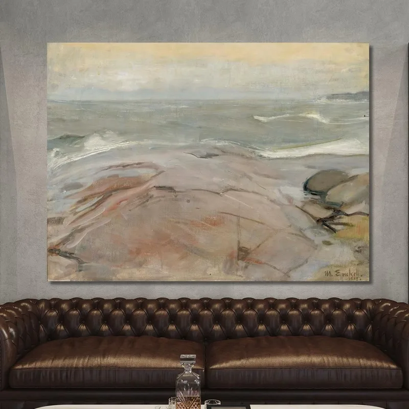 Paisaje Costero Desde La Isla Suursaari Magnus Enckell