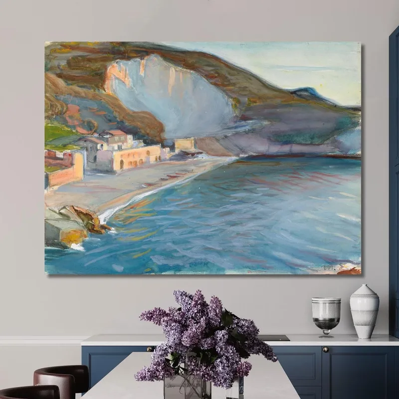 Shore Landscape From The Naples Region Magnus Enckell
