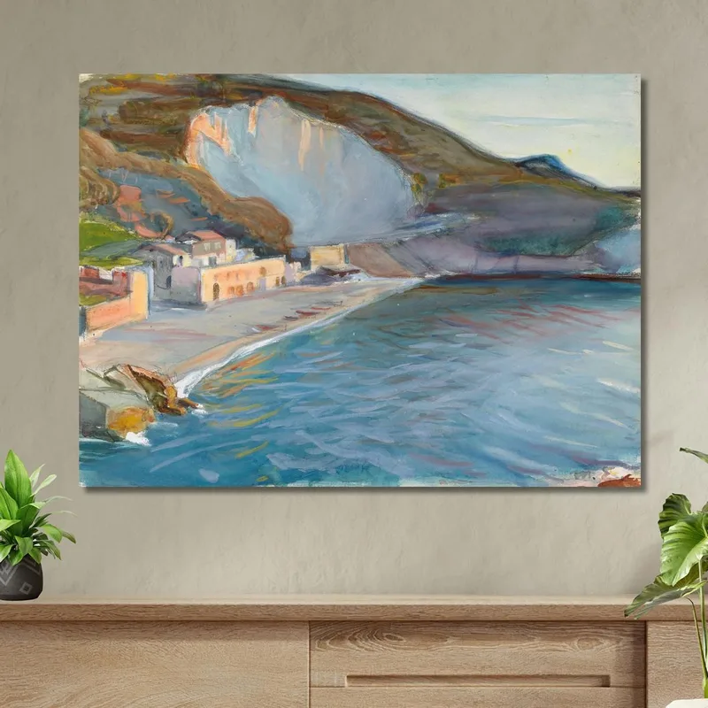Shore Landscape From The Naples Region Magnus Enckell