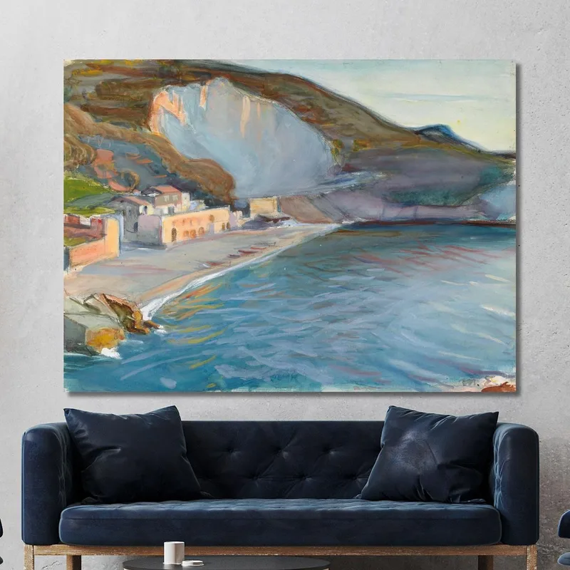 Shore Landscape From The Naples Region Magnus Enckell