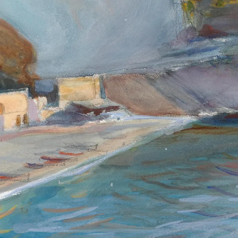 Shore Landscape From The Naples Region Magnus Enckell