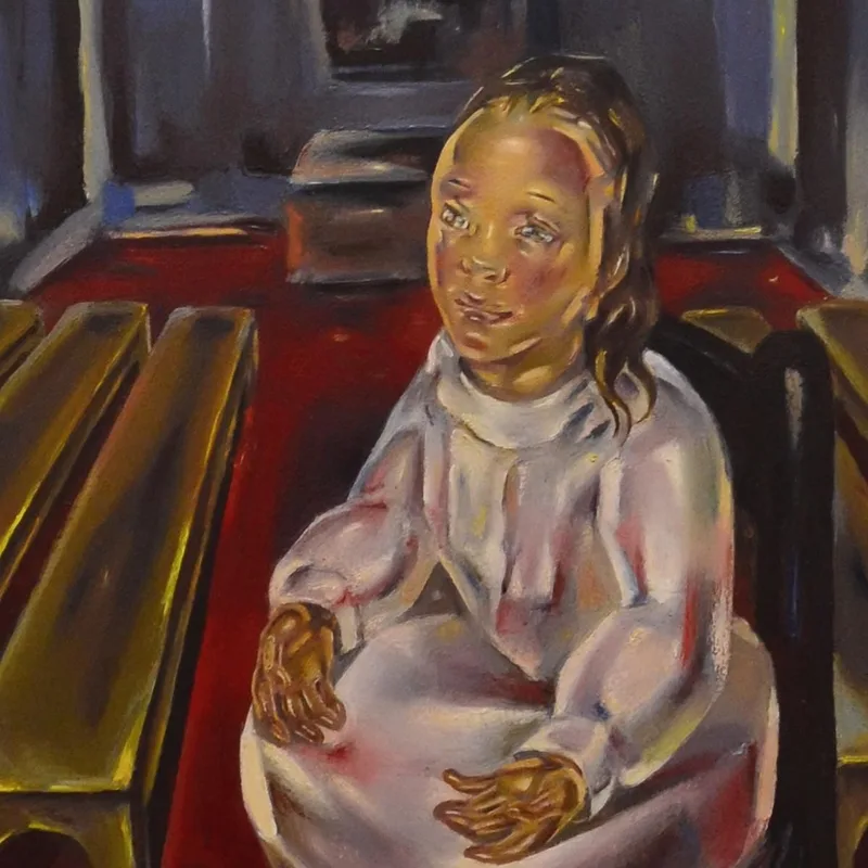 Fillette Assise Dans La Salle Aux Bancs María Blanchard