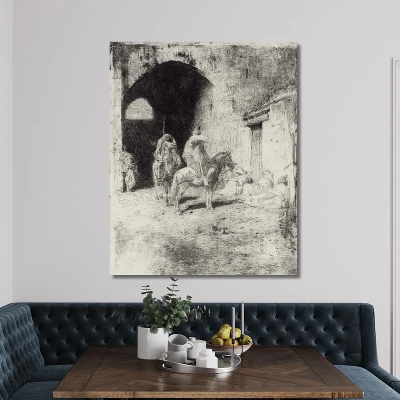 Garde De La Casbah À Tétouan Mariano Fortuny Marsal