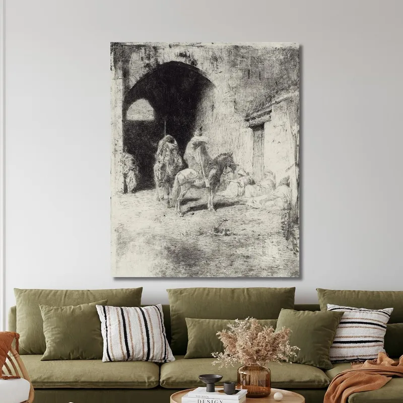 Garde De La Casbah À Tétouan Mariano Fortuny Marsal