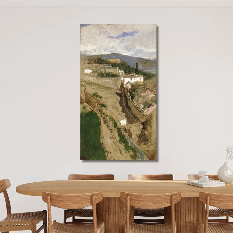 Paysage De Grenade Mariano Fortuny Marsal