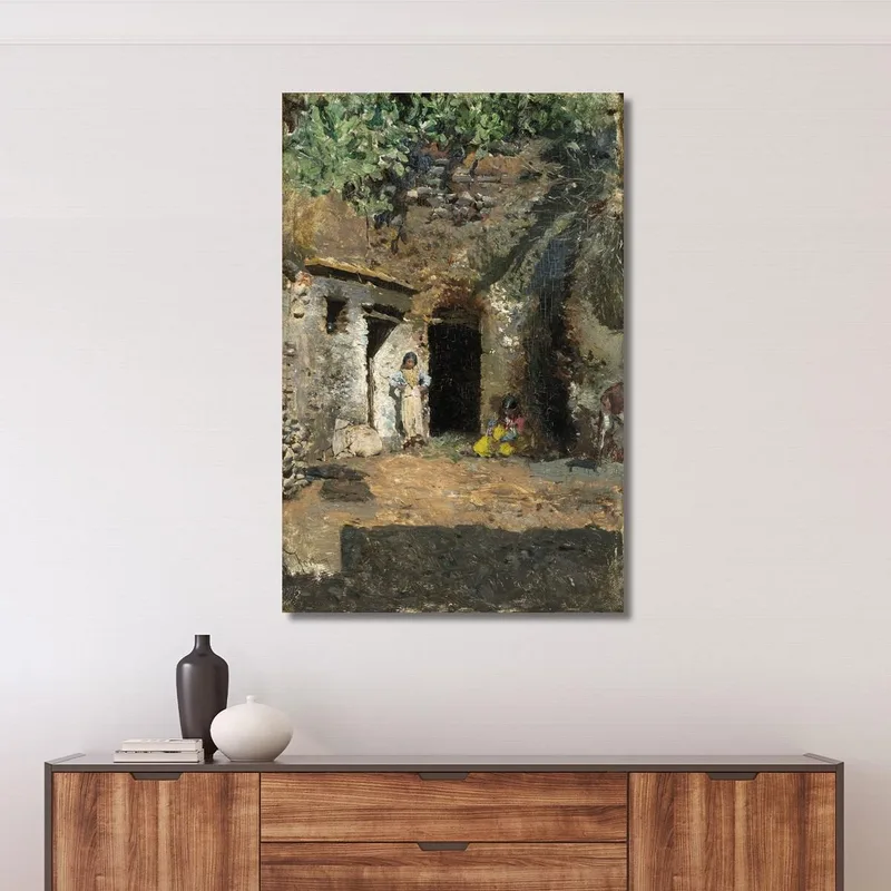 Cuevas Gitanas En Granada Mariano Fortuny Marsal