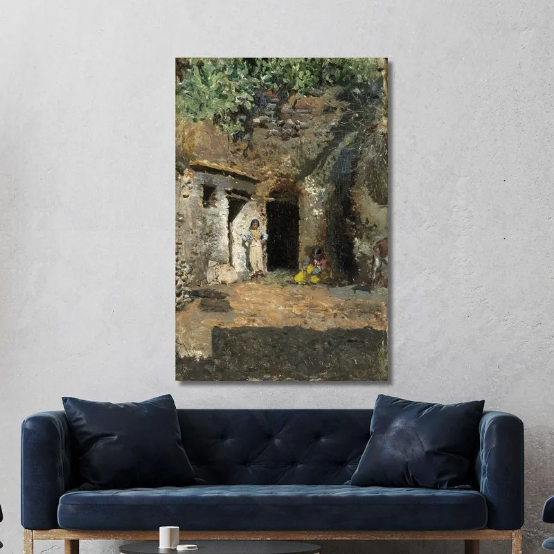 Cuevas Gitanas En Granada Mariano Fortuny Marsal