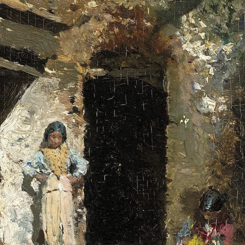 Cuevas Gitanas En Granada Mariano Fortuny Marsal