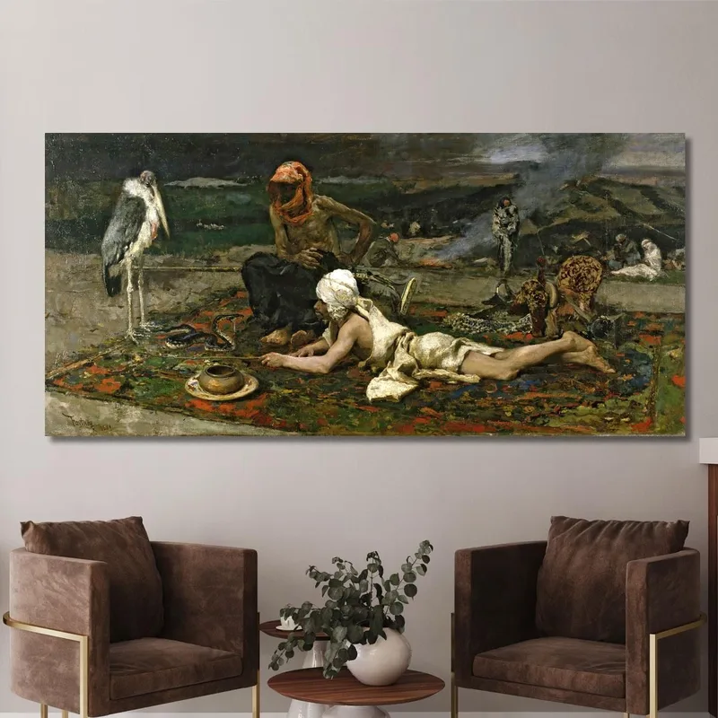 Encantadores De Serpientes Hindúes Mariano Fortuny Marsal