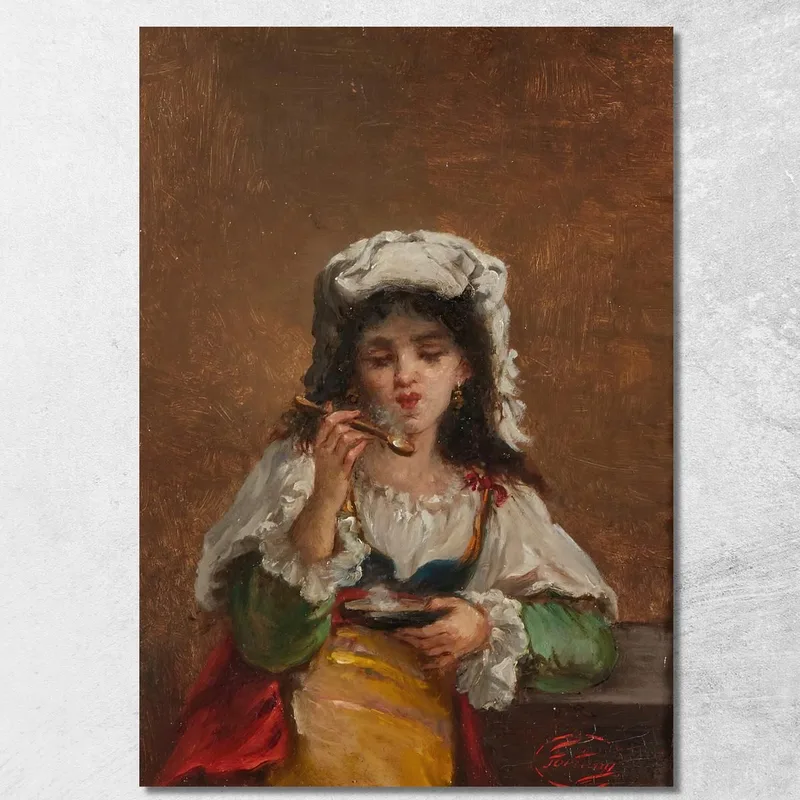 Zuppa Calda Mariano Fortuny Marsal quadro stampa su tela