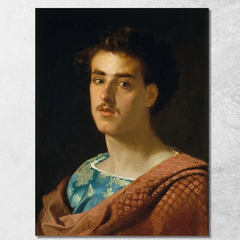 Autorretrato Mariano Fortuny Marsal cuadro en lienzo