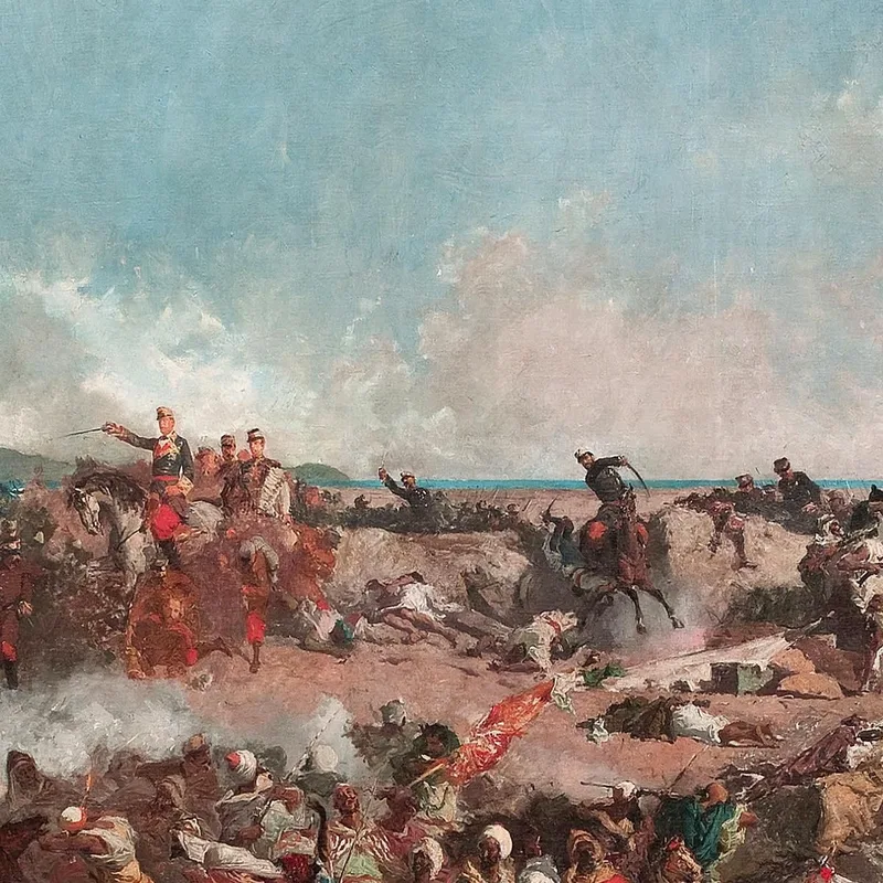La Batalla De Tetuán Mariano Fortuny Marsal