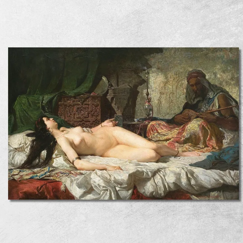 La Odalisca Mariano Fortuny Marsal cuadro en lienzo