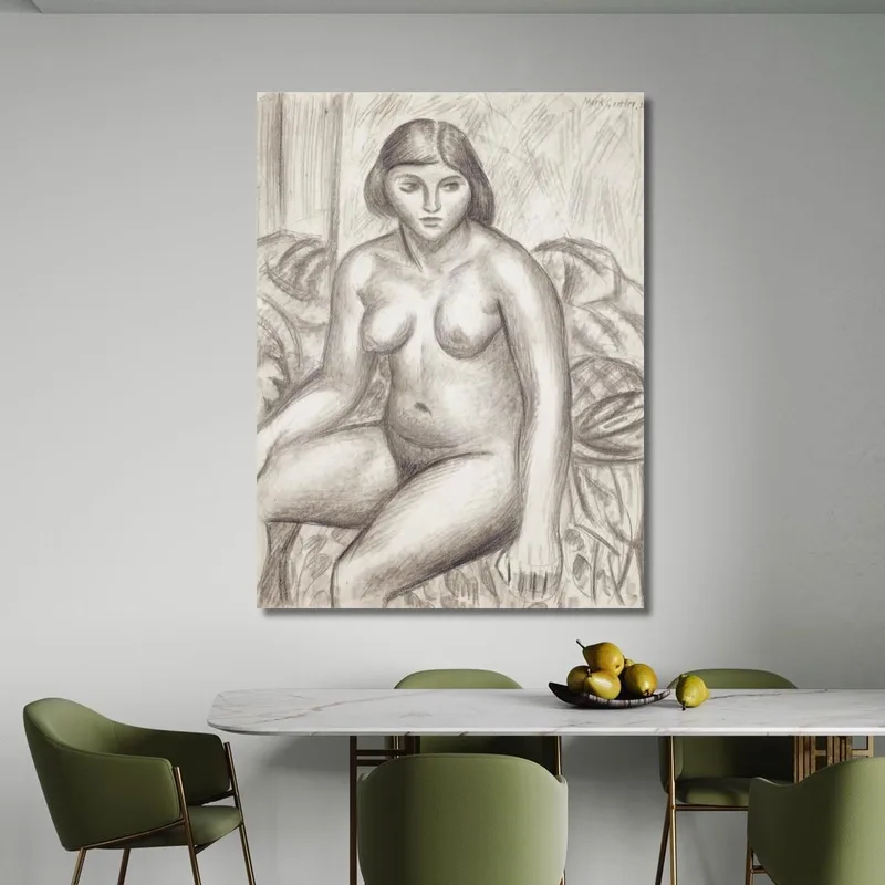 Nudo Femminile Mark Gertler