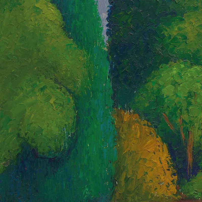 Paesaggio Fila Di Alberi Mark Gertler