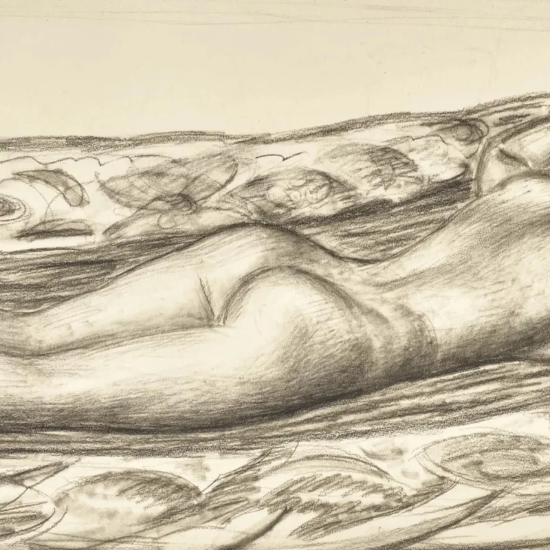 Desnuda Acostada En Una Cama Mark Gertler