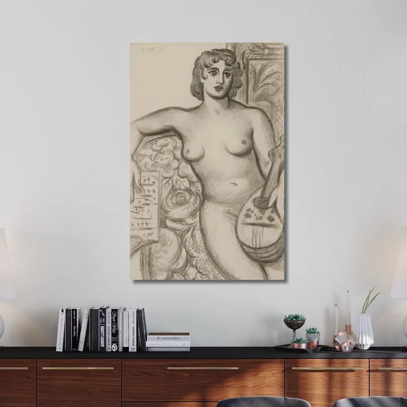 Nudo Seduto Mark Gertler