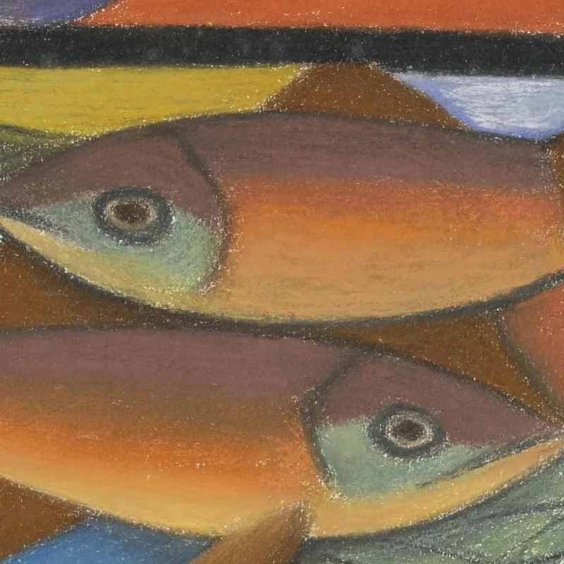 Studio Per Pesci In Teca Di Vetro Mark Gertler